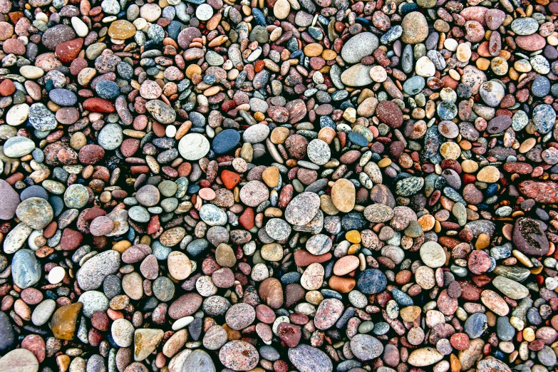 this is many different colors of rocks