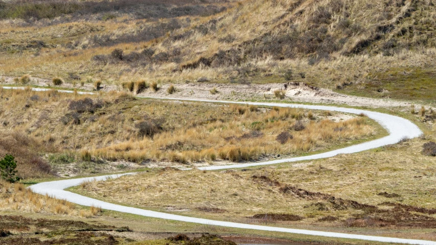 two winding roads winding up into the mountains