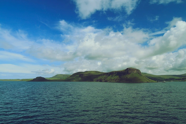 there is a island that is in the middle of the water