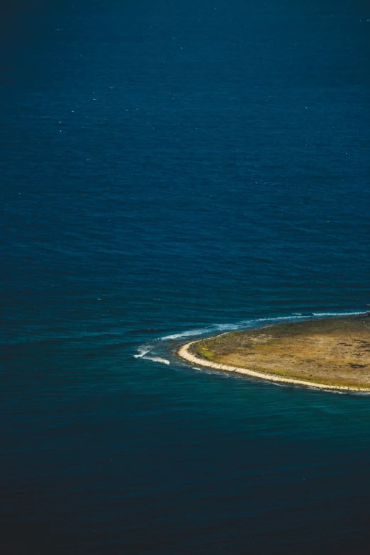 an island that is in the middle of the ocean