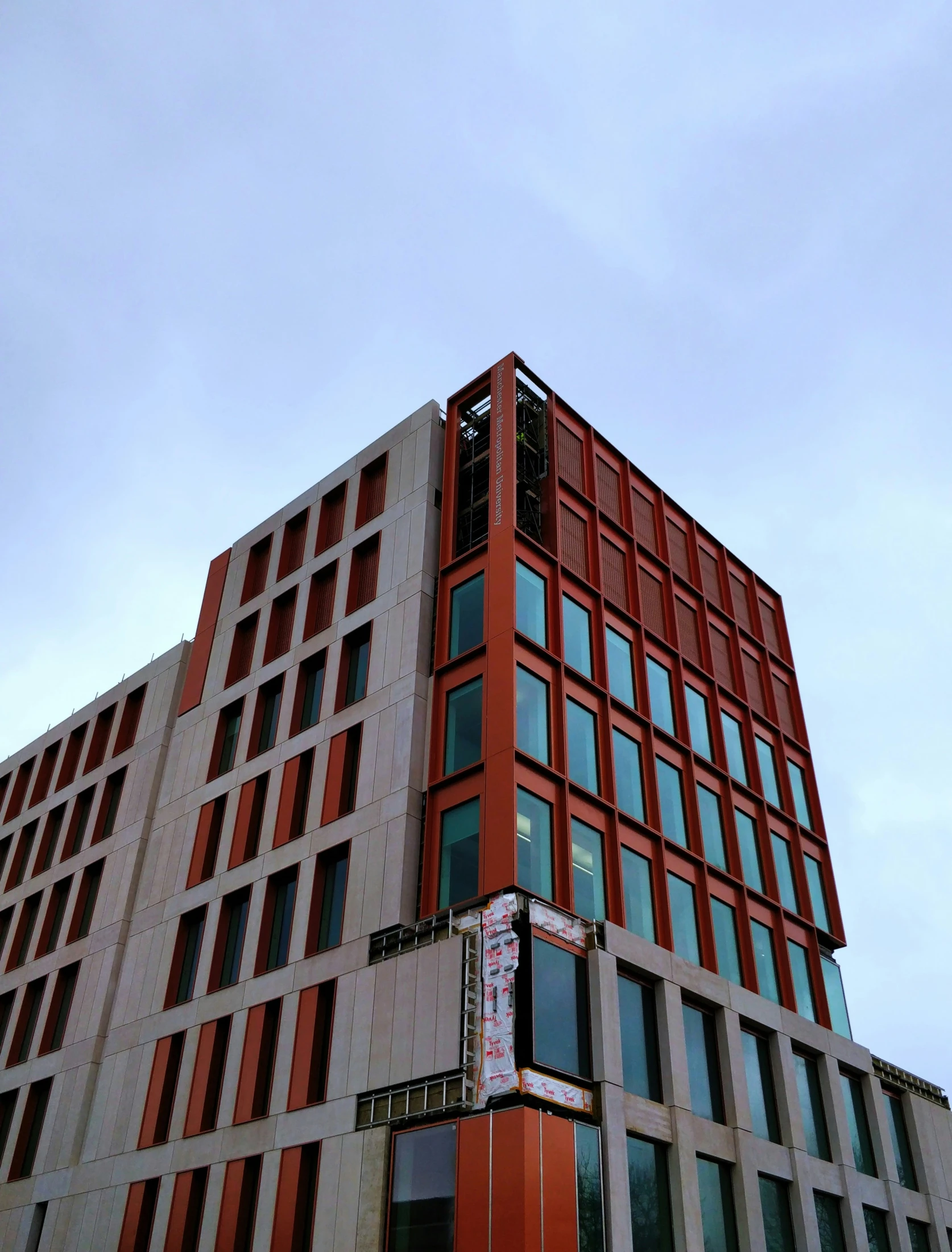 a very tall building with lots of windows