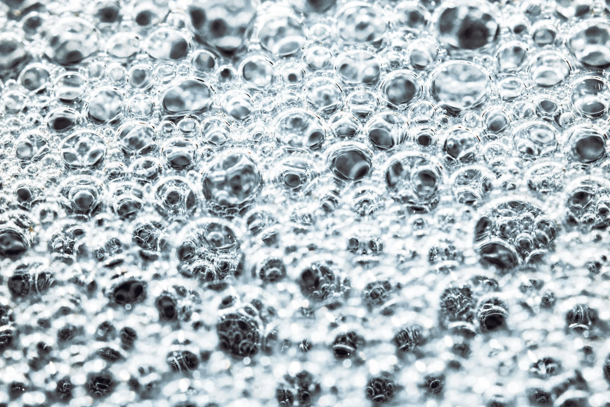 a closeup of water droplets or water drops