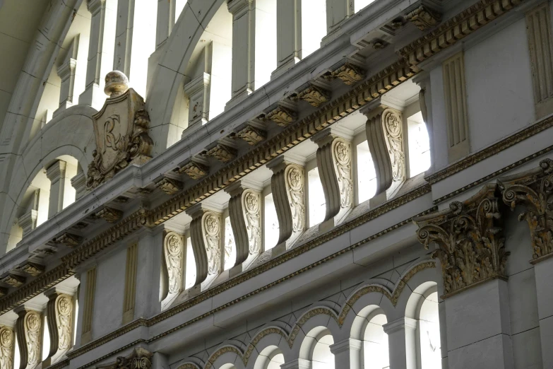 sunlight is shining through the windows in this church