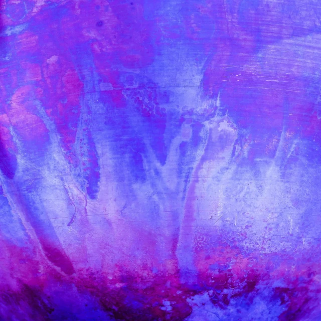 a painting with a purple and blue abstract color