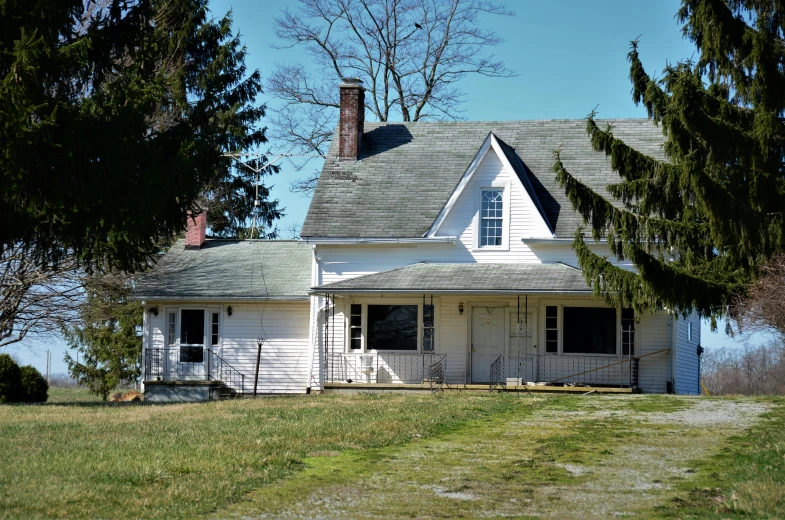 this is an old house in the country side