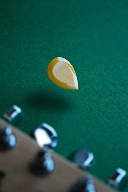 some balls and a lemon on the table