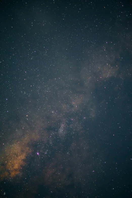 night time sky with bright stars shining