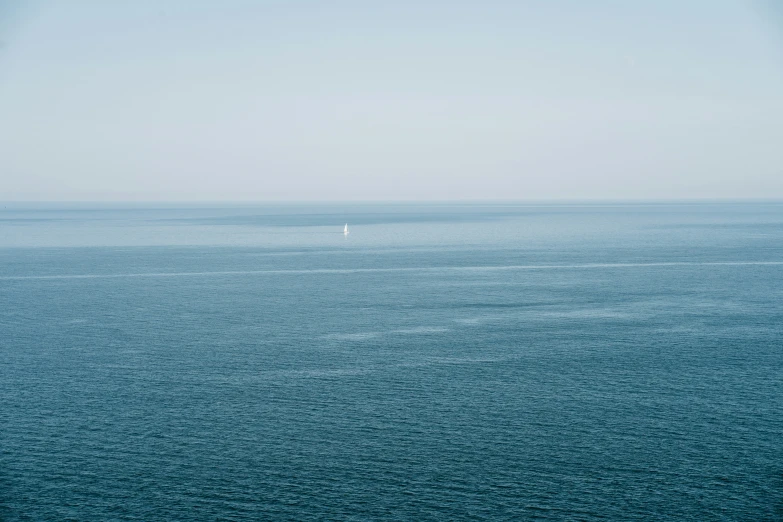 an empty bay sits off the shore with no boats