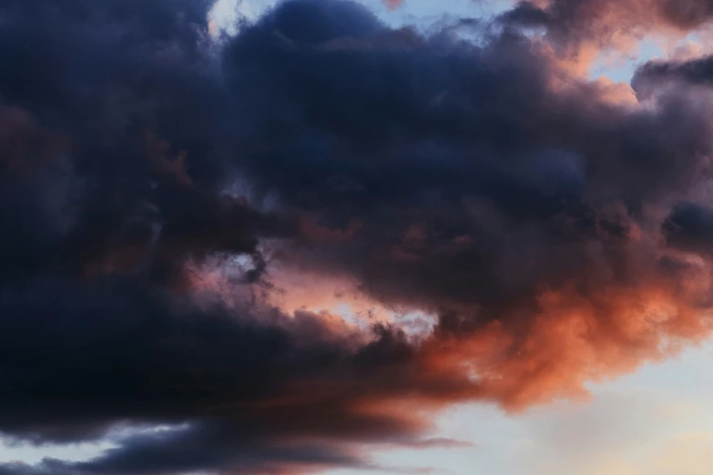 many clouds are seen in the sky on this day