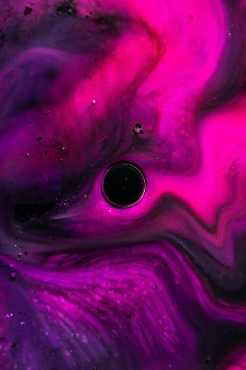 a colorful image of pink, purple and black