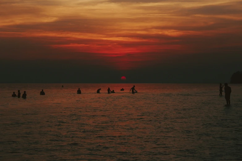 people out on their boats in the ocean