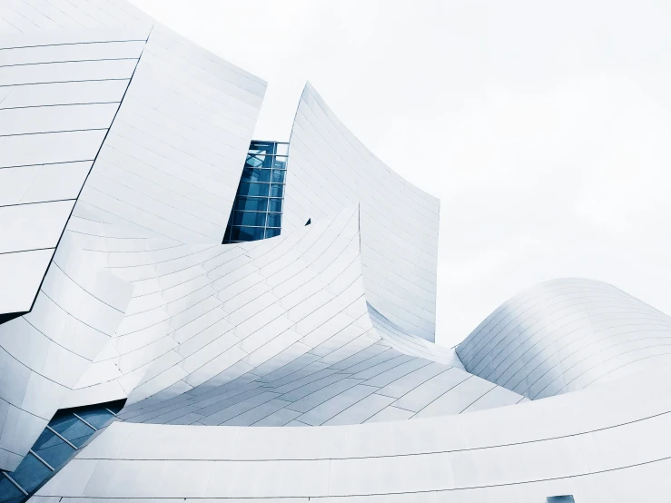 an abstract architecture po with the top part of the building facing upwards