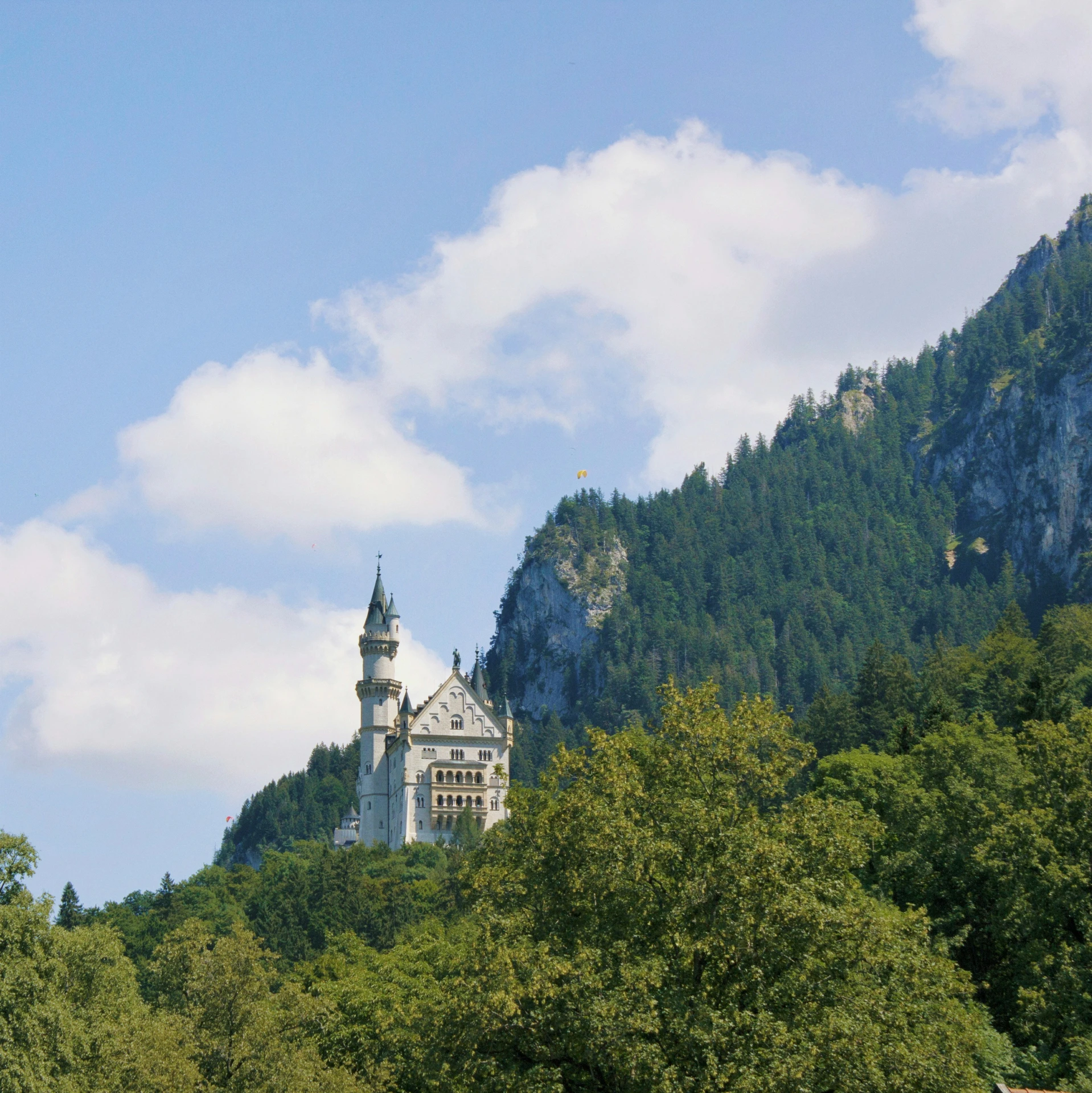 a large building on top of a hill