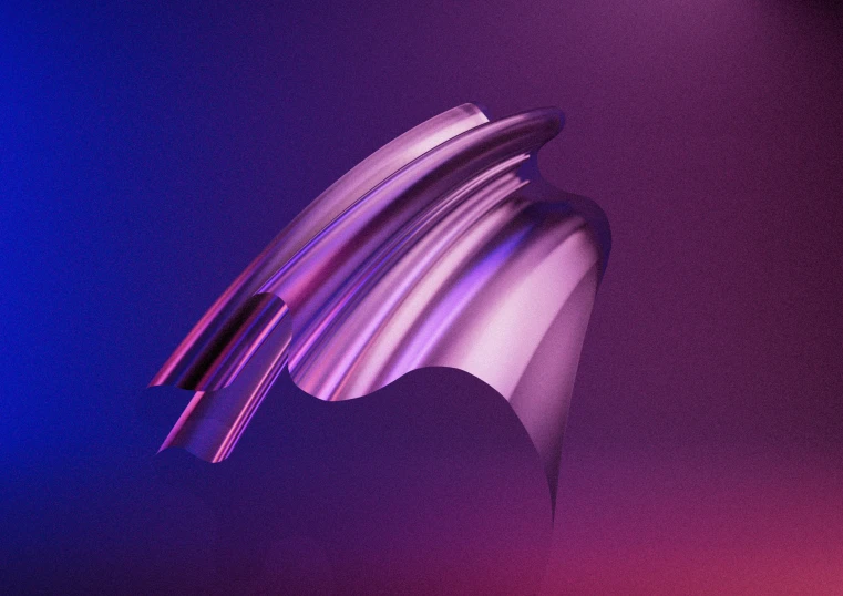 a light with a purple and red colored background