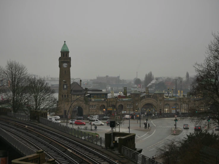 a large clock tower sitting on the side of a building