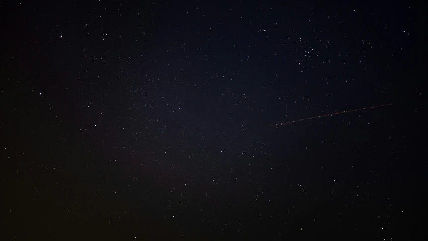 a po taken at night, of stars and the moon