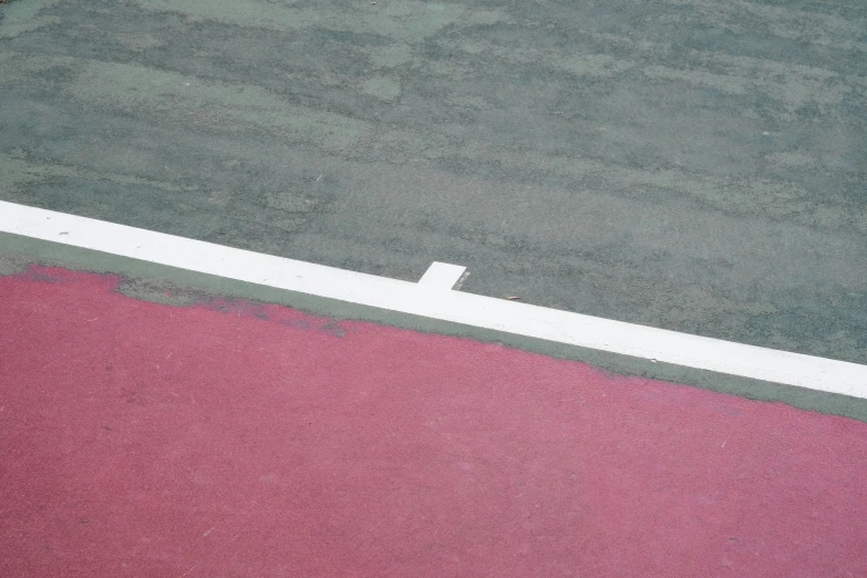 a bird standing on top of an asphalt covered field