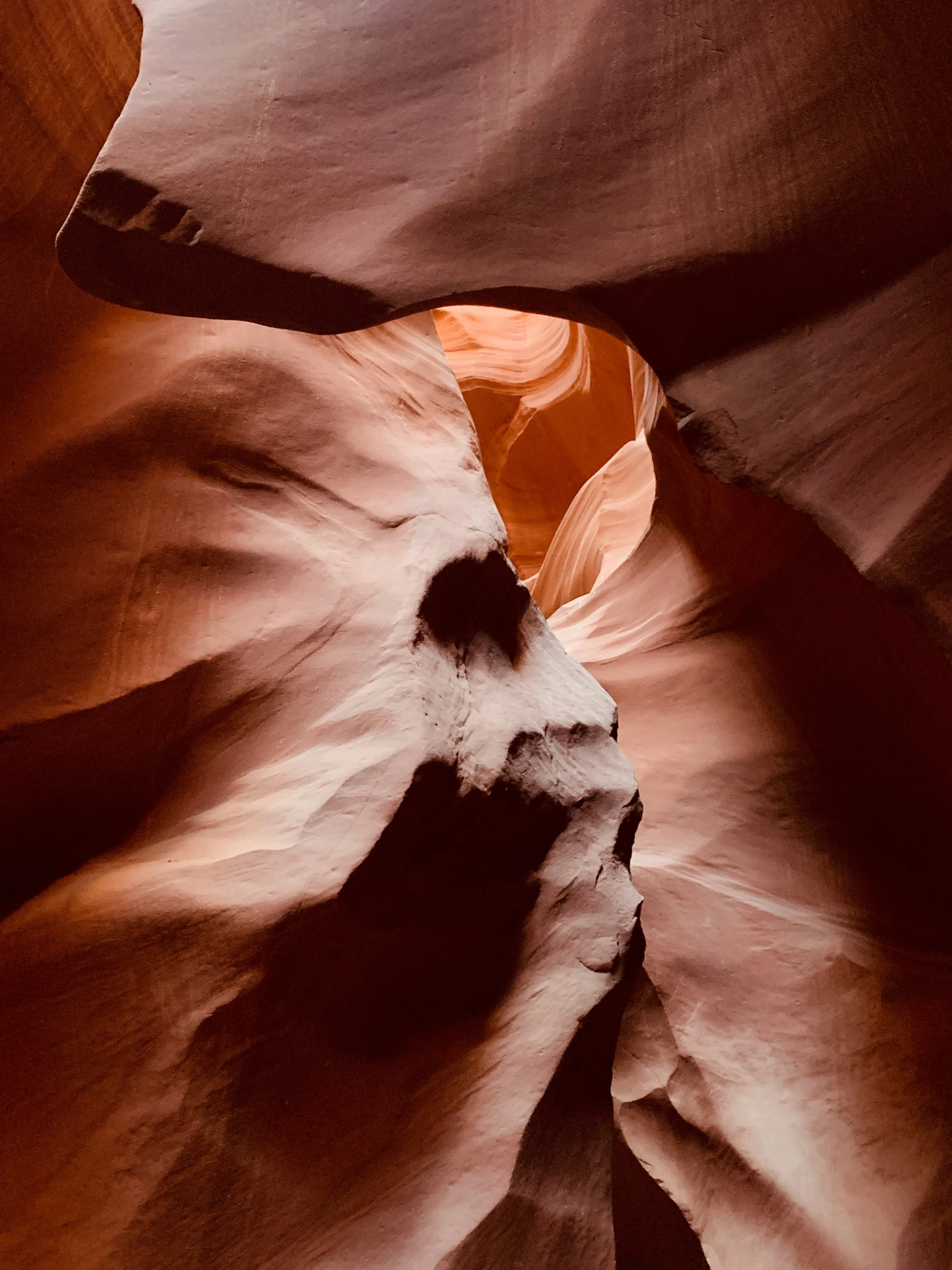 a po of an inside passage in the canyon