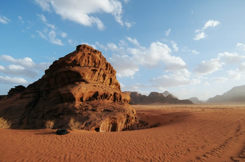 an old rock formations in the middle of nowhere