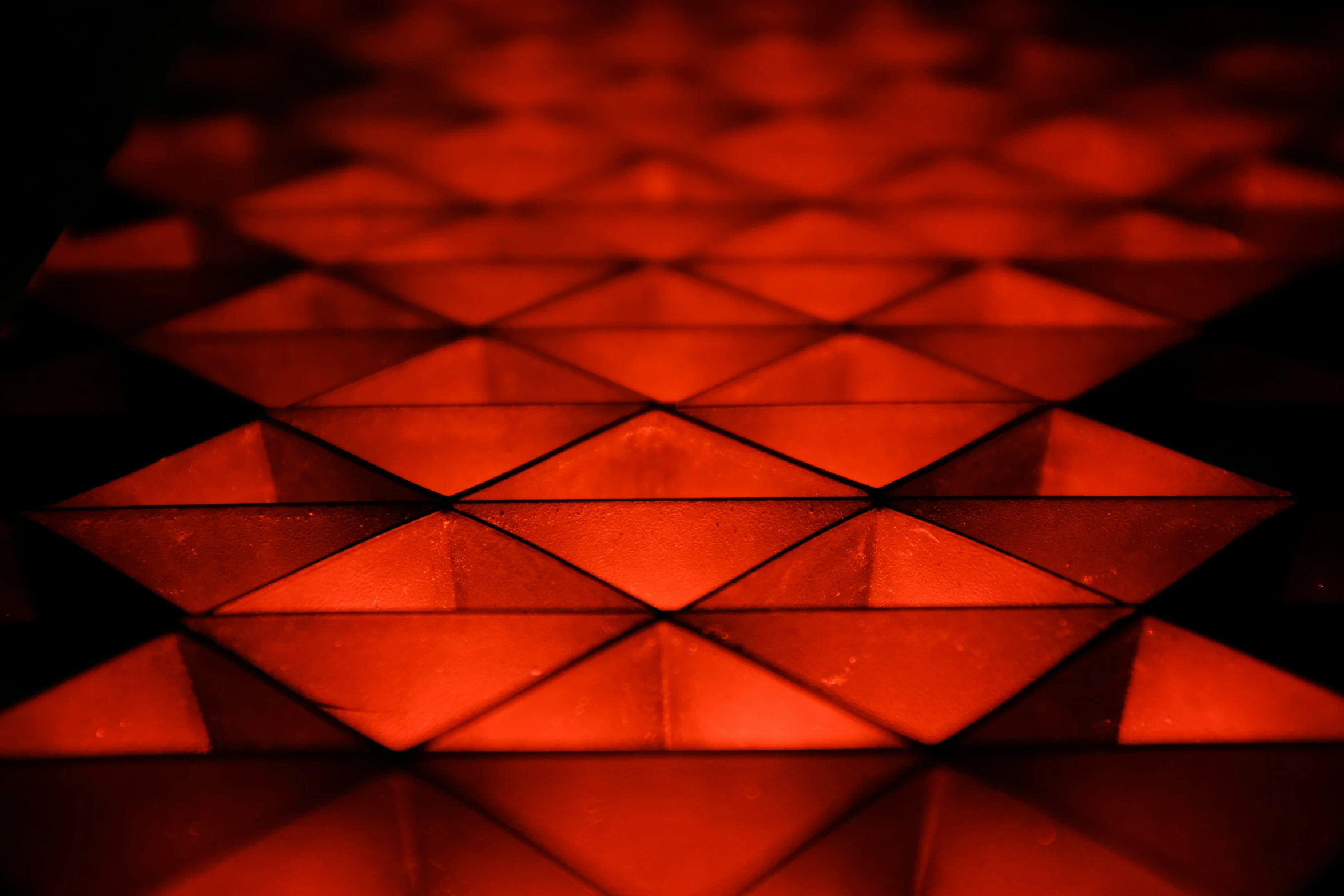 shiny abstract tile in black and red colors