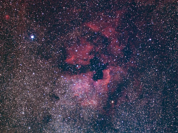 the rose cluster is seen in this view