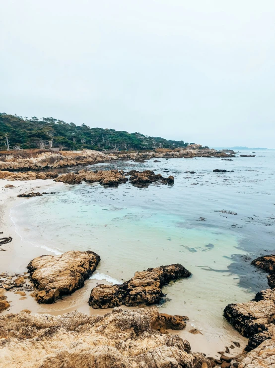 a view of the sea on a cloudy day