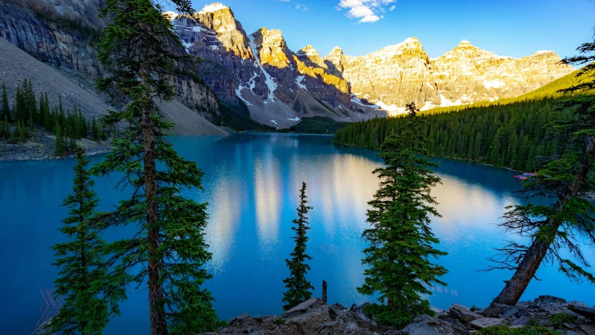 a mountain range over looking a body of water