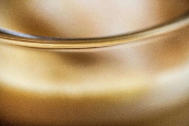 a closeup of some gold colored metal material