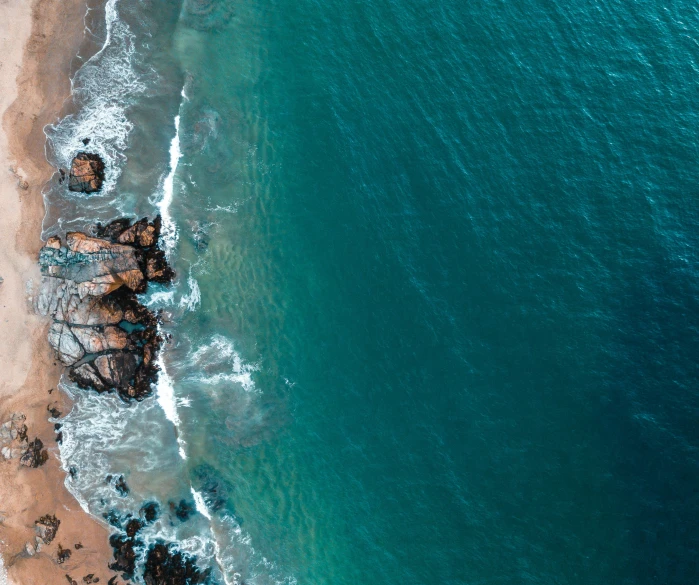 this is the beach from above