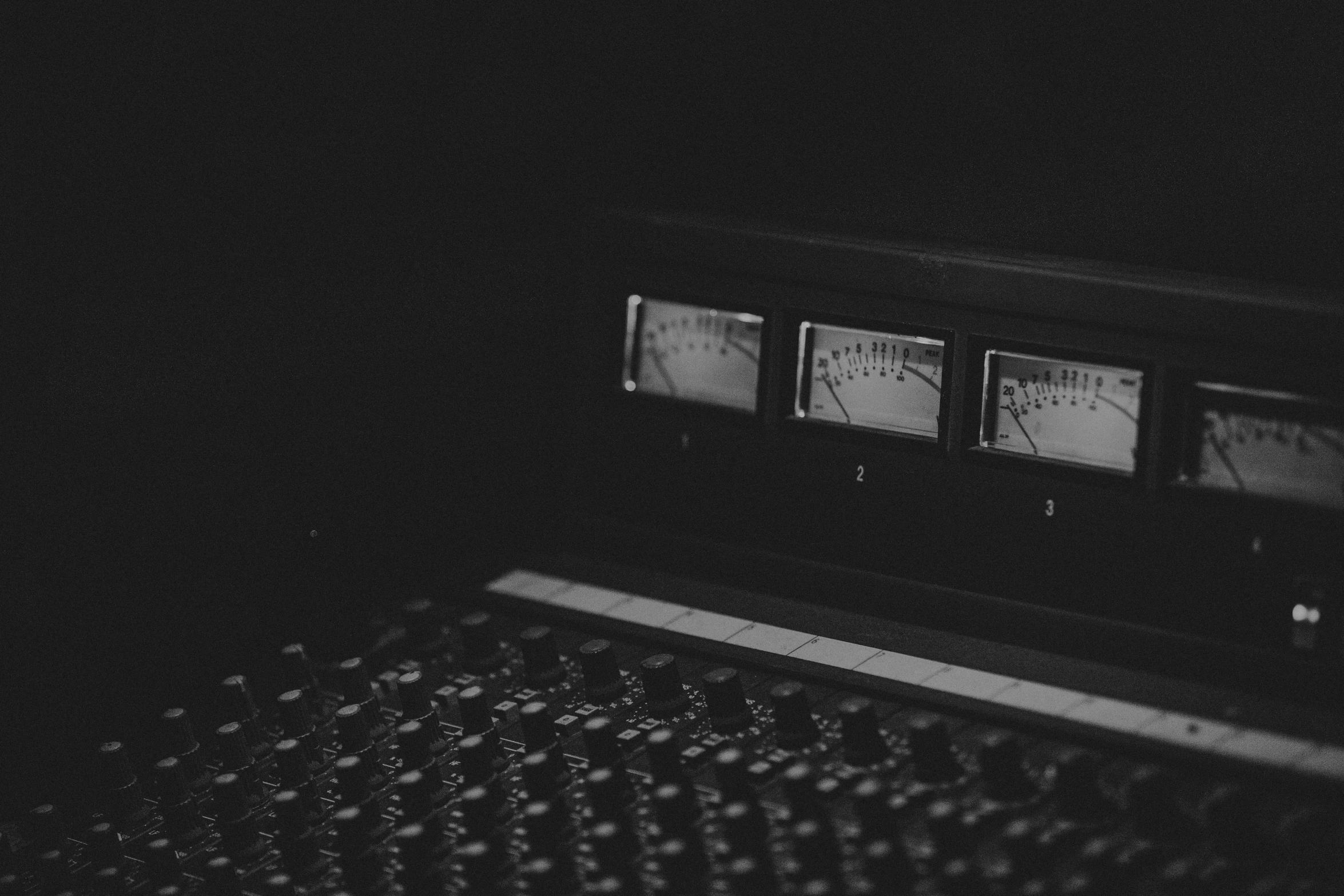 a dark room with an old, abandoned typewriter