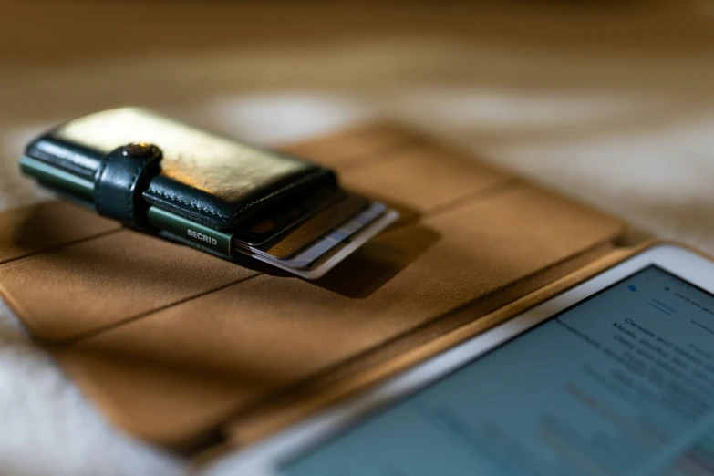 the wallet is made from recycled paper