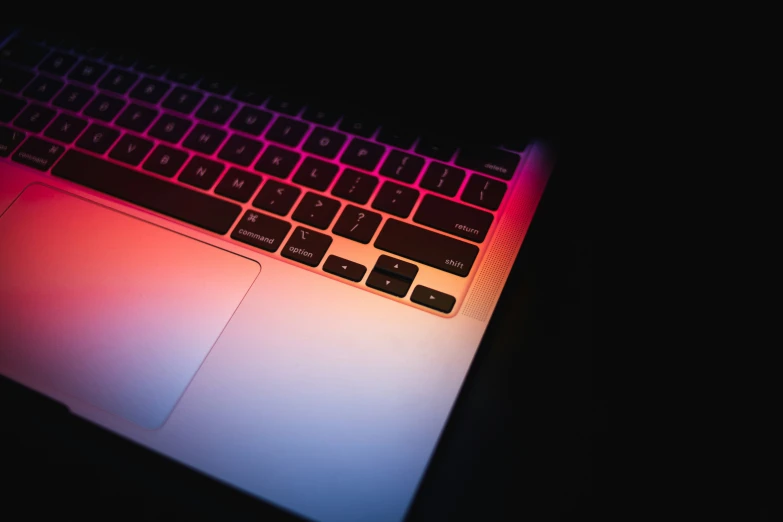 a dark keyboard on top of a table