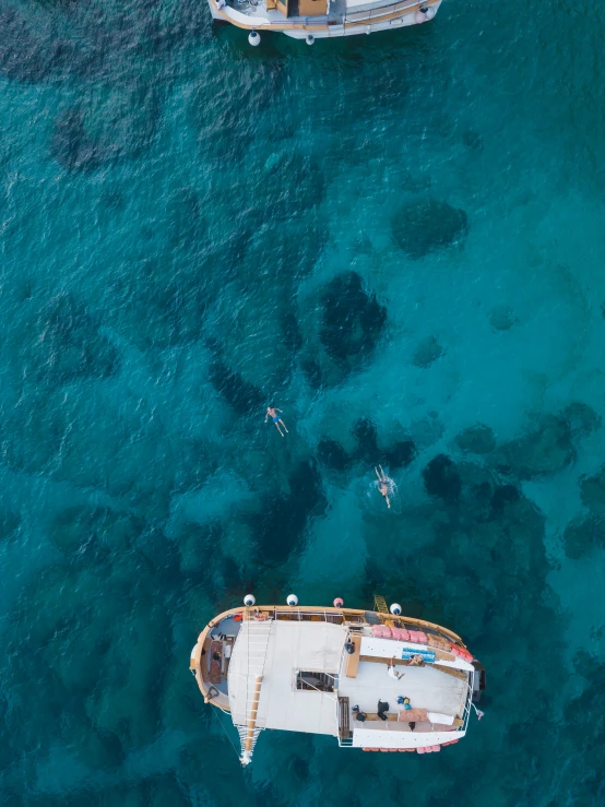 a couple of boats that are in the water