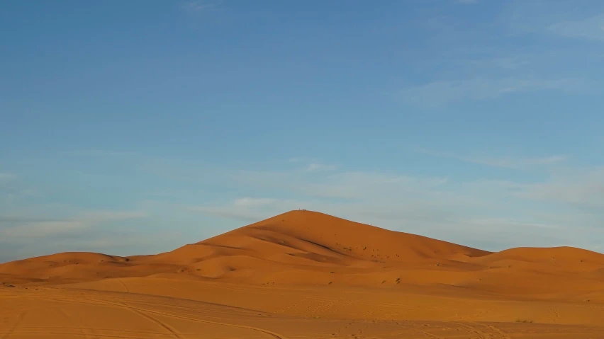 the sand dunes at the base of the mountain range