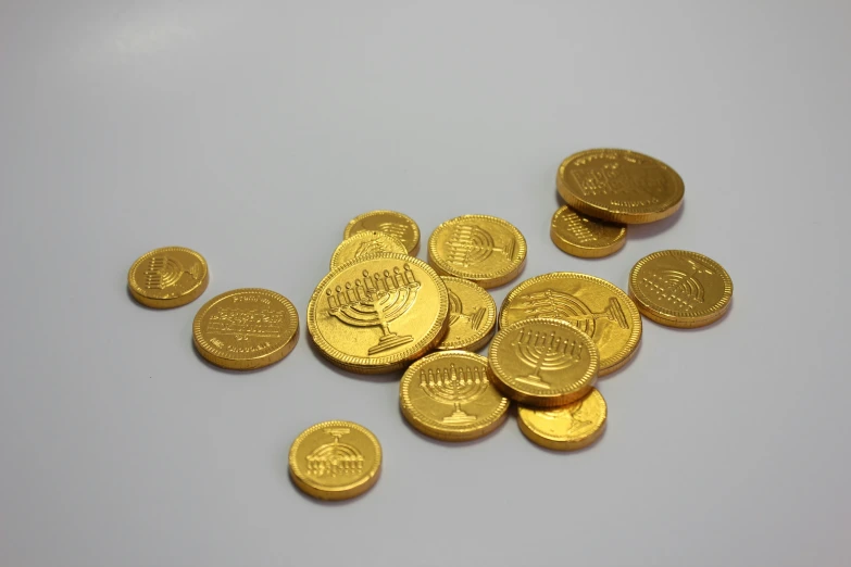 coins lying on a grey surface to depict the amount of money left