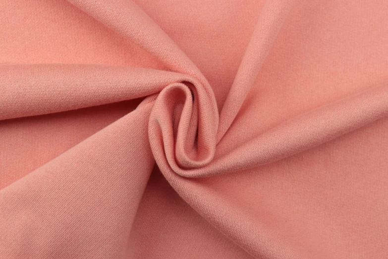 the pink material has been folded in