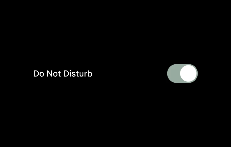 an image with the words do not disturb above it