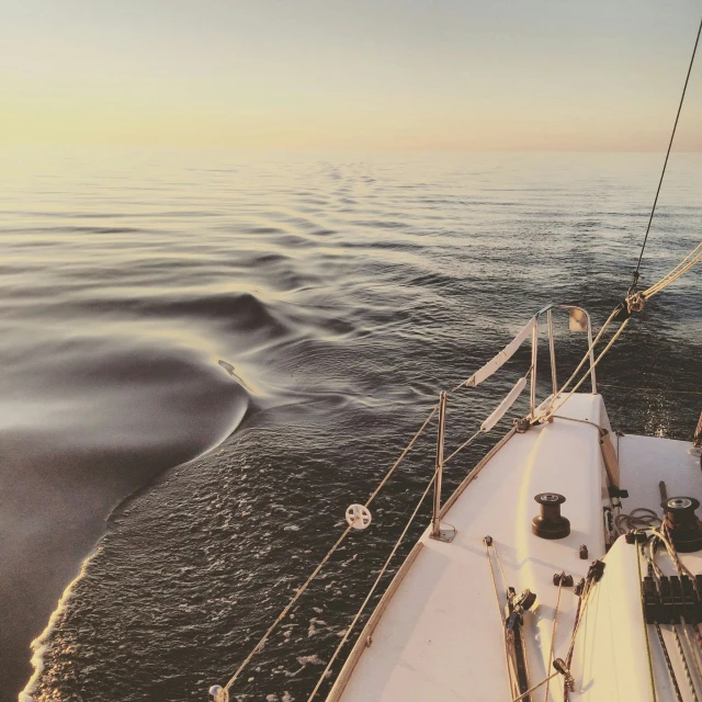 the top of a boat that is sitting in the water