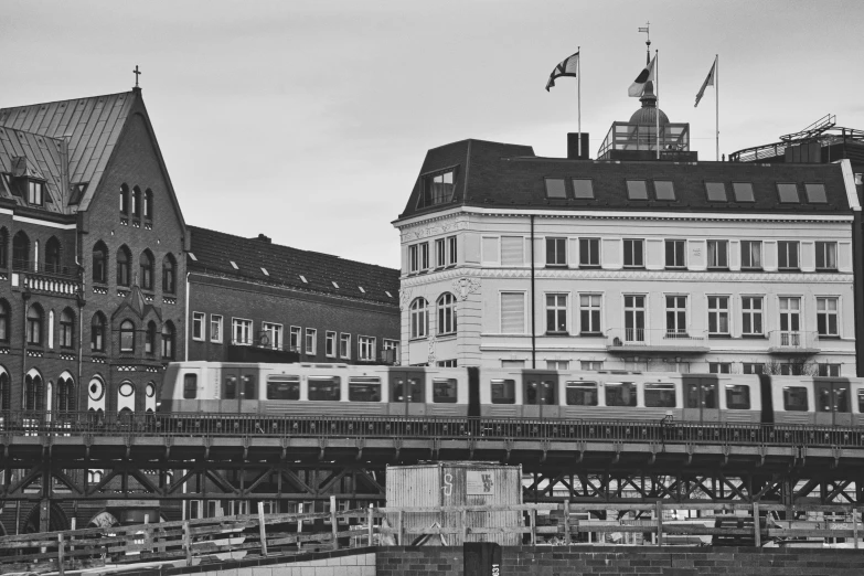 a group of buildings sitting next to each other