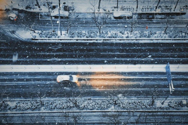 a view from the top of a train