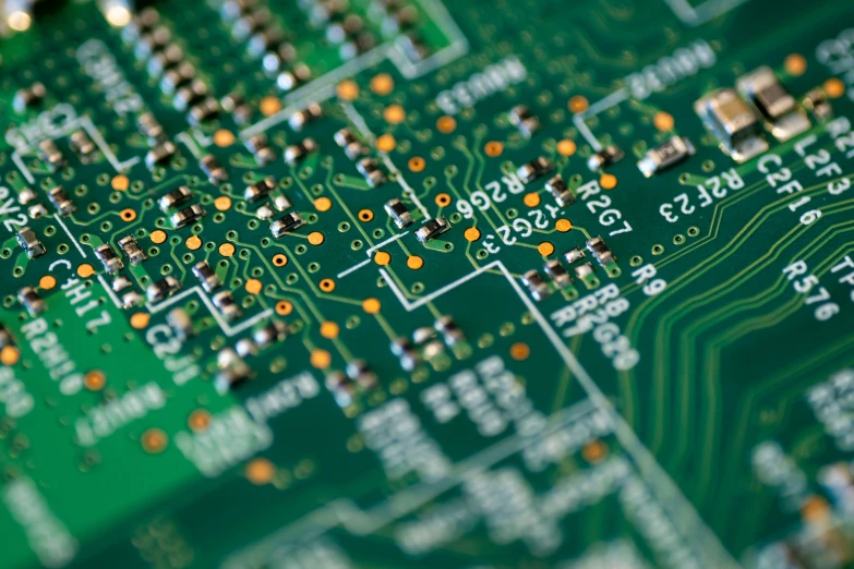 a closeup s of a printed circuit board