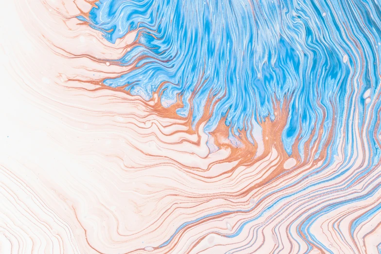 an extremely detailed image of water with some blue, red and green shapes