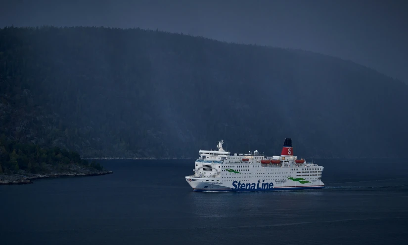 a large cruise ship in a large body of water