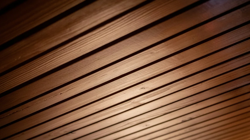 a closeup po of an exterior wood structure