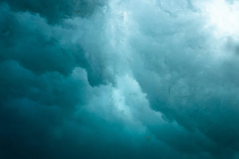 a group of kites in the middle of a storm