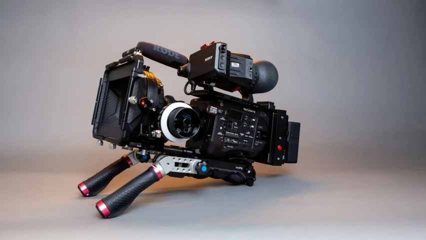 a camera set up to shoot with some cameras