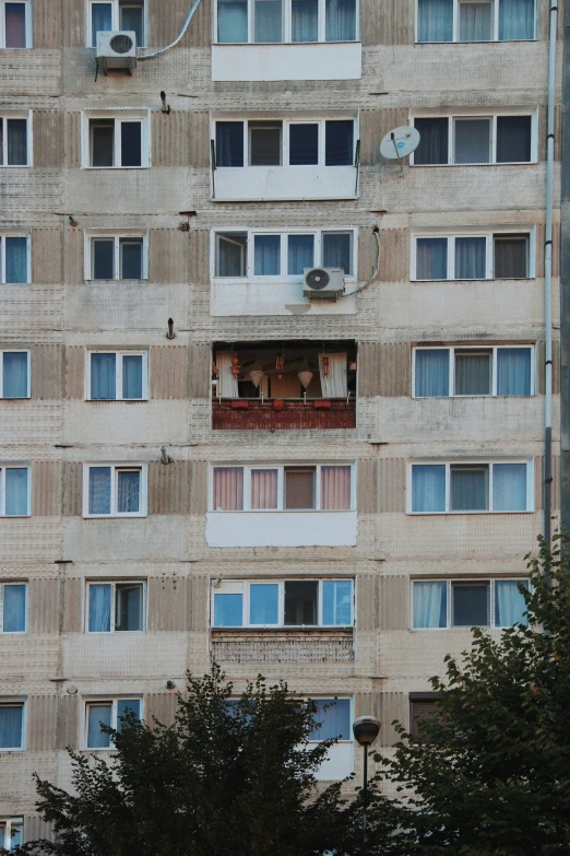 an old window has some windows with one open