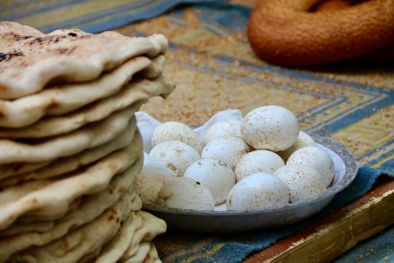 a group of different types of bread next to each other