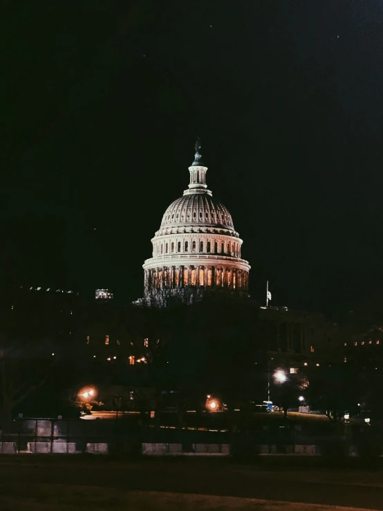 the dome of capitol building in washington d c