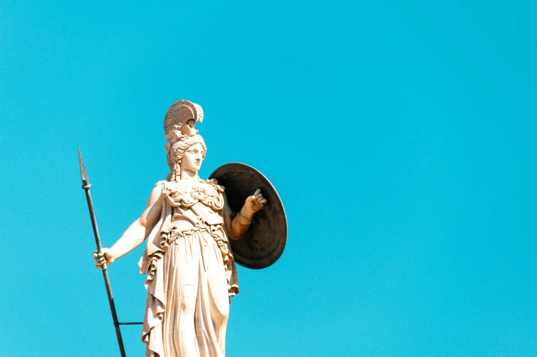 a statue of liberty on top of a building